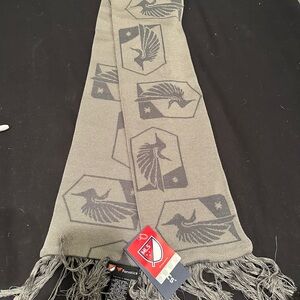 Gray Minnesota MLS Soccer Scarf with Fringe